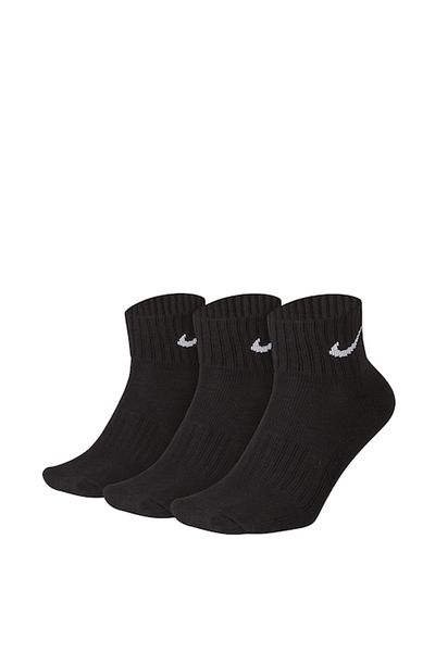 Nike 3PPK unisex socks, black, white, size S