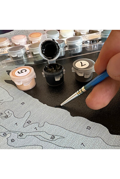 LİLYHOBBYLAND Sayılarla Boyama Seti Sihir Yolu 40x50cm Harry Potter Diagon Yolu Büyücüler Sokağı