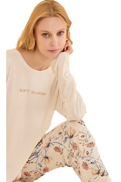 bipamuk Fiorella Cotton Women's Long Sleeve Pajamas Set S–2Xl Soft & Stylish
