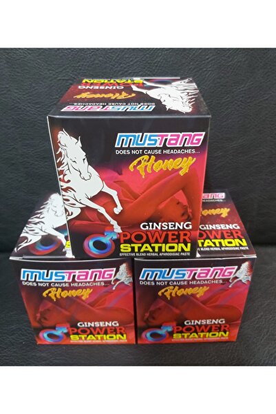 RAHMİS STORE Ballı Bitkisel Macun Mustang 240 Gr. X 3 Adet