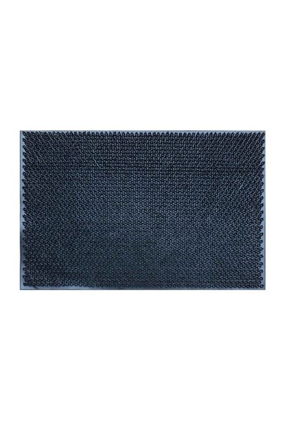 TOPI TOY Decorative rubber entrance mat, 60x40 cm, black