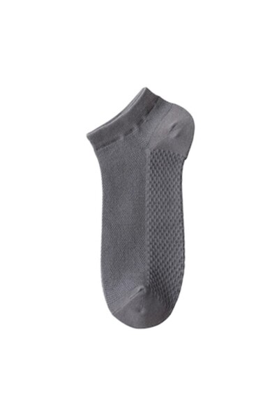 OEM Set of 3 pairs of men's socks, short and comfortable, cotton, dark gray, size 41-46 E