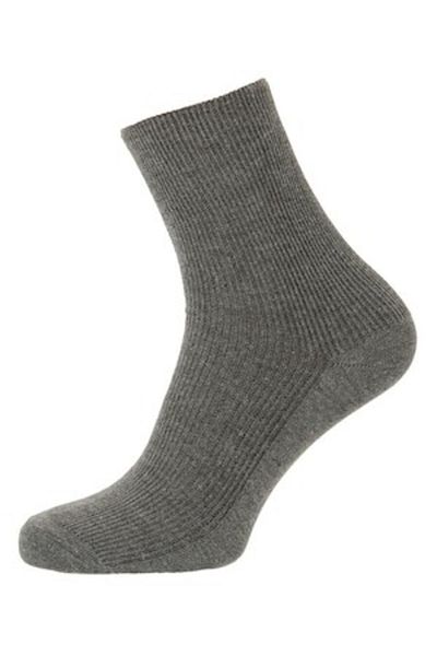 OEM Socks made from bamboo fiber, elastic-free, gray