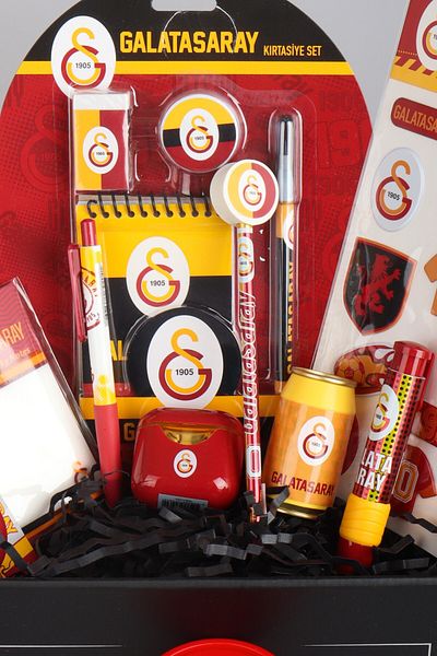 Galatasaray Dekomus Gift Box Special Boxed "Leon's Power" Stationery Set Post-It,3D Sticker,Pointed Calendar