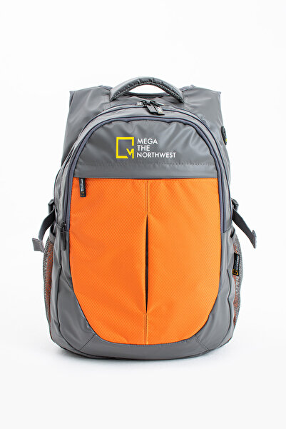travelpolo Turuncu Gri 35 Litre Sırt Çantası 6006