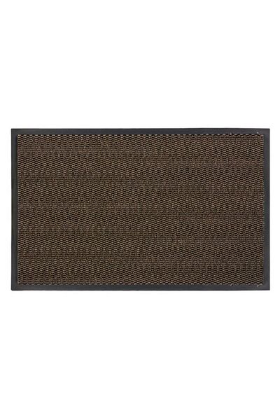 TOPI TOY Entrance door mat, 80x50 cm, brown with black