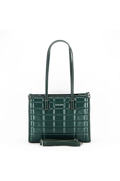 David Jones Dark green bag with print 6842-5 11