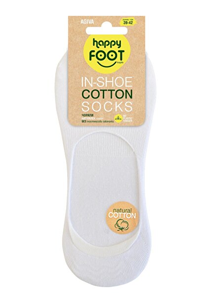 Agiva Socks, Women's, Cotton, White, 39-42 EU