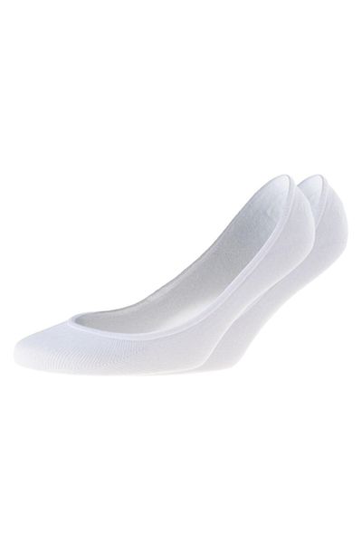 Friends Set of 2 short socks, cotton/elastane, white, one size