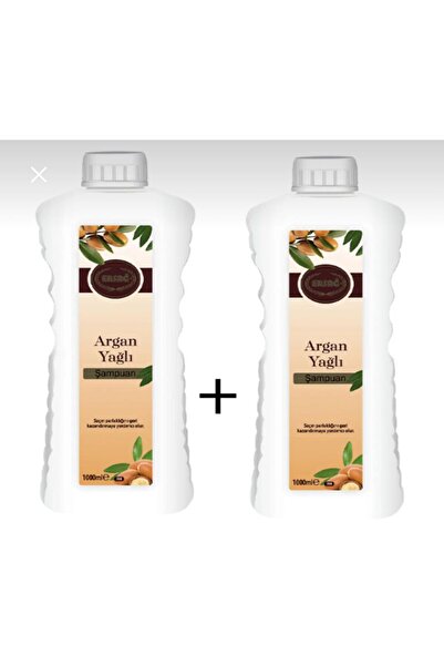 Ersağ شامبو بزيت الأرغان 1000 مل × 2 قطعة
