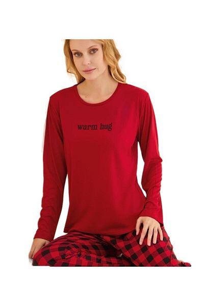 bipamuk Luccia Women's Pajamas Set Long Sleeve Cotton Fabric S–2Xl