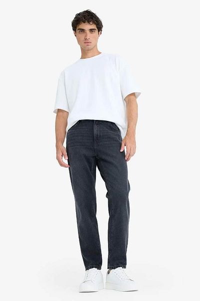 DeFacto 90's Slim Fit Black Men's Jean Pants D8587Ax/Nm40