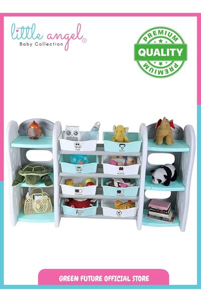 LITTLE ANGEL -Toy Storage Organizer W/Multiple Shelves And Bins
