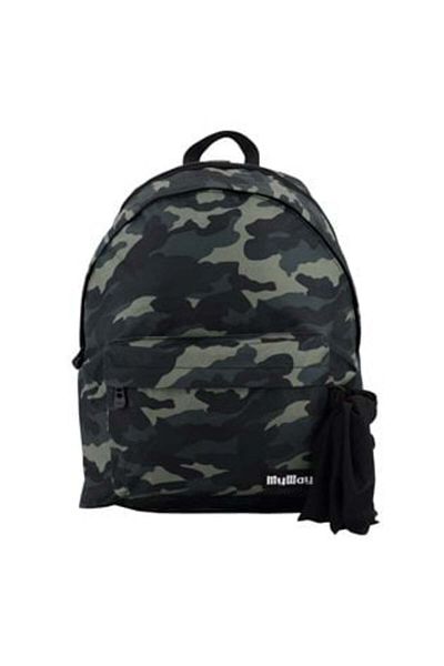 My Way Backpack Kaki Army & Black Bandana - My Way