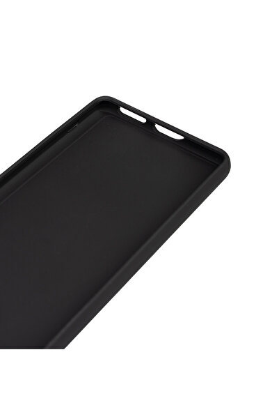 zore Tecno Spark 20 Pro Plus Case Piping Silicone - Black