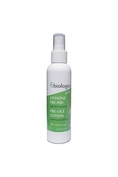 6biologico Anti-lice Lotion for Babies and Children, Vegan, 6BIOLOGICO, 200ml