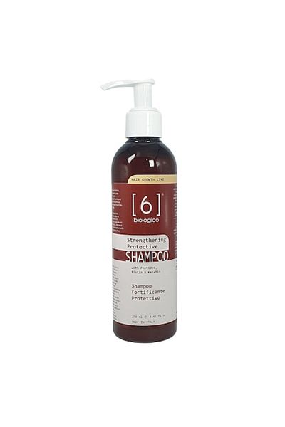 6biologico Șampon fortifiant și protector cu peptide, biotină și keratină, 6biologico, 250 ml