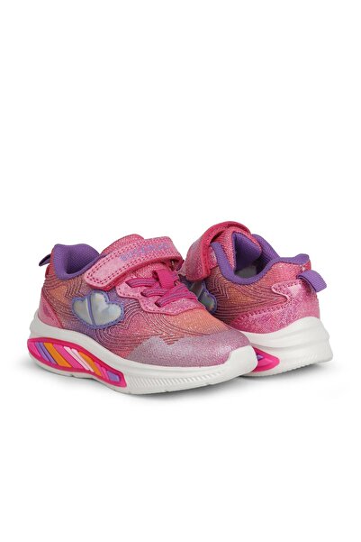 BUCKHEAD Buck3042-009 Nina Girls' Lighted Sneakers Pink