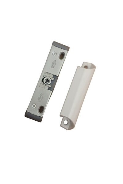 Vorne Încuietoare pentru ușă de balcon cu mâner, albă, profil plat 13 mm