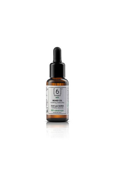 6biologico Beard Oil for Men, Nourishing, Hydrating, Vegan, 6BIOLOGICO, 30ml