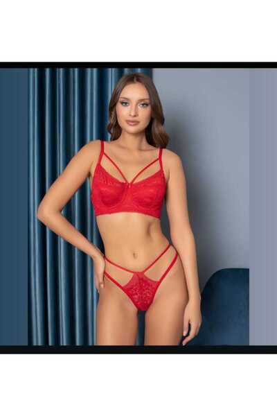 KIRMIZI BRALET TAKIMI