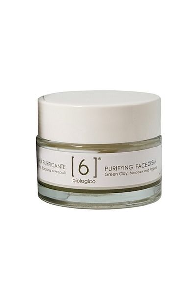 6biologico Purifying Cream 50ml – Oily Skin, Wheat Germ Oil, Rosemary, Thyme, Sage, Propolis, Burdock