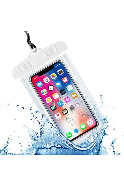 No7tech Standard Size Waterproof Universal Case - White