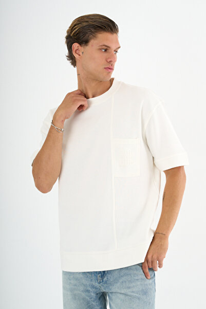 Redline Ανδρικό μπλουζάκι Comfort Fit Forte σε λευκό χρώμα