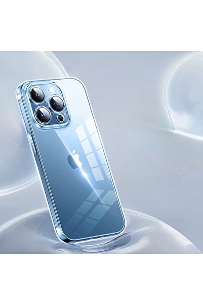 İtarz iPhone 15Pro Şeffaf Kılıf | PC Mika Malzeme | Ultra İnce | Sararmaz Kapak