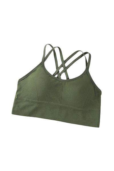 Mixbo Mixbo gym bra, with straps and bare back, seamless, Push Up model, universal size