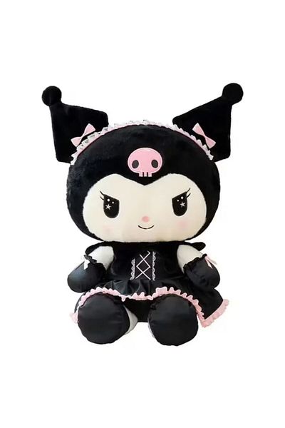 ABYZ Kuromi Plush Doll Inspired by Hello Kitty Sanrio with Dress, 37cm
