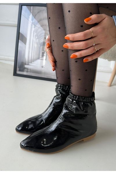 Zerenyus Jarla Black Patent Leather Boots