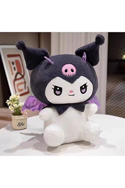 AjieQaQ Jucarie de Plus Kuromi Sanrio, AjieQaQ, 20cm