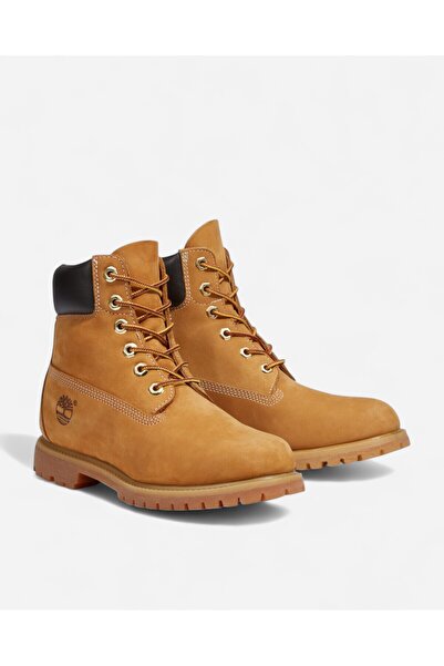 Timberland Prémium 6 hüvelykes fűzős, vízálló női narancssárga csizma TB1103617131