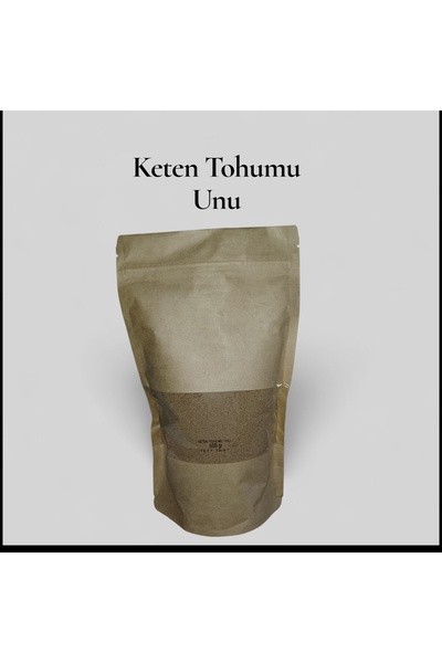 Bitkisel Mamül Keten Tohumu Unu Doğal Vegan Glutensiz 500 gr