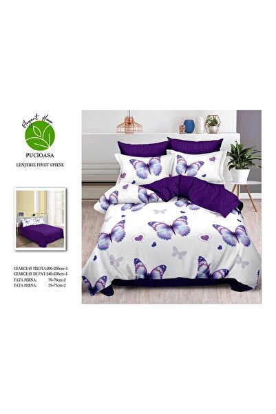 FIONNA.RO Finet Superior Bed Linen - Dark Purple