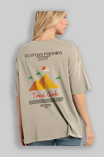 Ankhises Αιγυπτιακές Πυραμίδες Αίγυπτος Μπλουζάκι με στάμπα μεγάλου μεγέθους Ανδρικό Γυναικείο Βαμβακερό μπλουζάκι με λαιμόκοψη