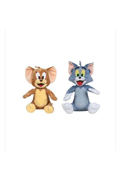 BimBimBo Set 2 plush toys, Tom and Jerry, multicolor, 25 cm,