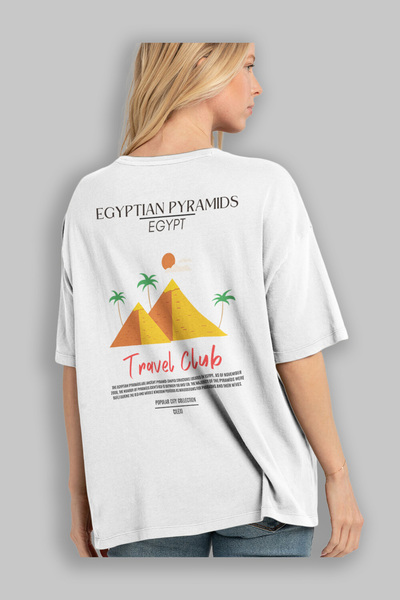 Ankhises Αιγυπτιακές πυραμίδες Αίγυπτος Μπλουζάκι με στάμπα μεγάλου μεγέθους Ανδρικό Γυναικείο Βαμβακερό μπλουζάκι με λαιμόκοψη