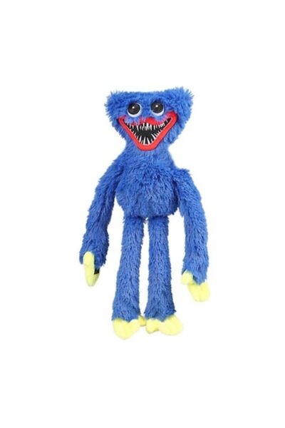 OME Jucărie de pluș Huggy Wuggy, Poppy Playtime, albastru, 30 cm, 3+ ani