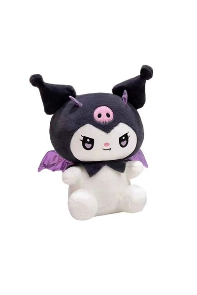 AjieQaQ Jucarie de Plus Kuromi Sanrio, AjieQaQ, 20cm