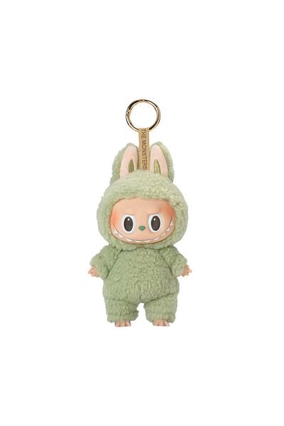 OEM Jucărie de pluș, Labubu, breloc cu pandantiv, prima generație, Tico verde, 17 cm, verde