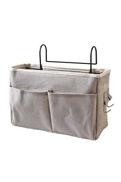 Mixbo Hanging Organizer for Baby Crib Mixbo, Solid Print, 30 x 10 x 18 cm, Off-White