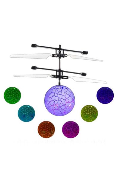 Mixbo Flying LED Ball with Infrared Mixbo, Boomerang, USB, Blue