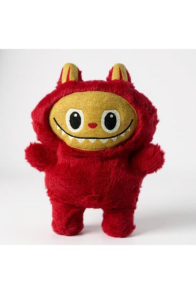 plentiful Labubu 35 cm Plush Toy, Handmade, Red