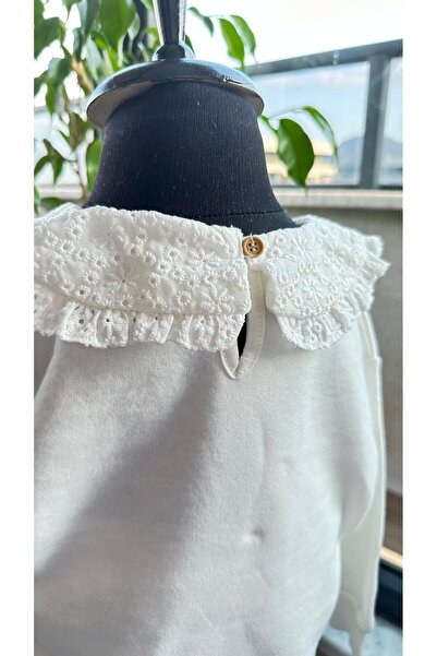 BabyDia Collar Detailed Top and Bottom Set