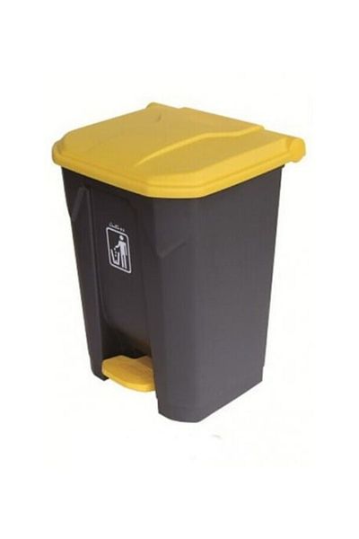 LİMPİO Plastic waste bin with pedal, 68L
