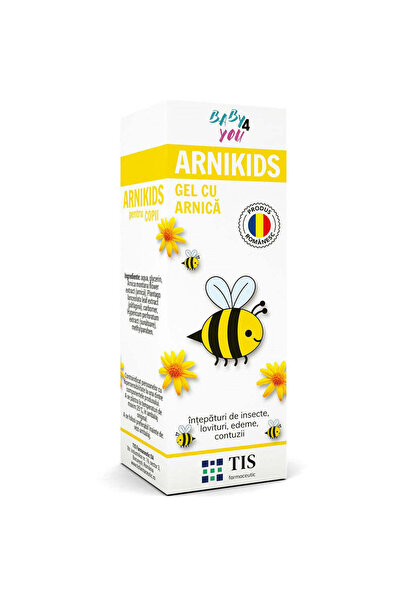 Tis Farmaceutic Gel Arnikids Baby 4 You cu Arnica, 20ml, Tis Farmaceutic