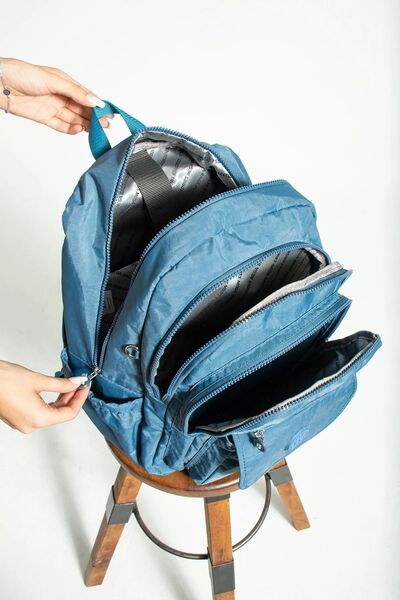 GP GUES POLO Unisex School Bag Large Size Multi-Compartment Waterproof Backpack