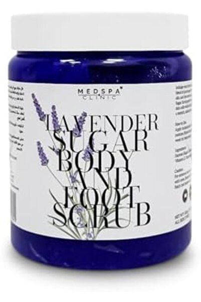 MEDSPACLINIC مقشر الجسم والقدمين بالسكر واللافندر 500 جرام